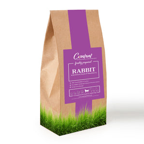 Content Adult Rabbit Turkey with Sweet Potato and Blackcurrant Dog Food