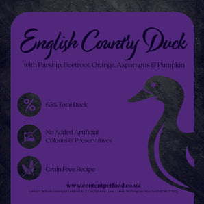 Content 65 English Duck and Vegetables Dog Food