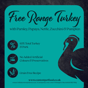 Content 65 Free Small Breed Range Turkey and Vegetables Dog Food
